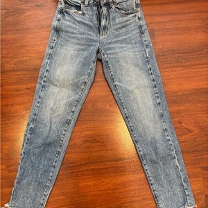 Garage Light Blue Straight Leg Jeans